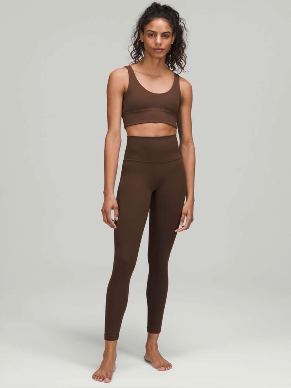 Lululemon Align Set - Reversible Bra & Leggings Java, Athletic, Matching
